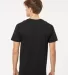 M&O Knits 4800 Gold Soft Touch T-Shirt in Black back view