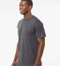 M&O Knits 4800 Gold Soft Touch T-Shirt in Dark heather side view