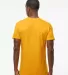 M&O Knits 4800 Gold Soft Touch T-Shirt in Gold back view
