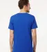 M&O Knits 4800 Gold Soft Touch T-Shirt in Royal back view