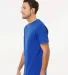 M&O Knits 4800 Gold Soft Touch T-Shirt in Royal side view