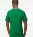 M&O Knits 4800 Gold Soft Touch T-Shirt in Fine kelly green back view