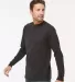 M&O Knits 4820 Gold Soft Touch Long Sleeve T-Shirt in Black side view