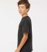 M&O Knits 4850 Youth Gold Soft Touch T-Shirt in Black side view
