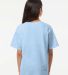 M&O Knits 4850 Youth Gold Soft Touch T-Shirt in Light blue back view