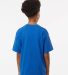 M&O Knits 4850 Youth Gold Soft Touch T-Shirt in Royal back view