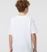 M&O Knits 4850 Youth Gold Soft Touch T-Shirt in White back view