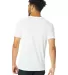 Alternative Apparel 4400HM Men's Modal Tri-Blend T WHITE back view