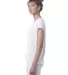 Alternative Apparel 4461HM Ladies' Modal Tri-Blend WHITE side view