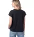 Alternative Apparel 4461HM Ladies' Modal Tri-Blend BLACK back view