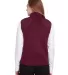 North End NE709W Ladies' Loft Pioneer Hybrid Vest BURG/ BG H/ OL B back view