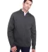 North End NE712 Men's Flux 2.0 Full-zip Jacket BLK HTHR/ CARBON front view