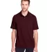 North End NE100 Men's Jaq Snap-Up Stretch Performa BURGUNDY front view