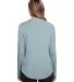 North End NE400W Ladies' Jaq Snap-Up Stretch Perfo in Opal blue back view