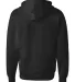 SS4500Z - Independent Trading Co. Basic Full Zip H Black back view