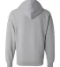 SS4500Z - Independent Trading Co. Basic Full Zip H Grey Heather back view