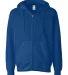 SS4500Z - Independent Trading Co. Basic Full Zip H Royal front view
