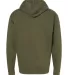 SS4500Z - Independent Trading Co. Basic Full Zip H Army Heather back view