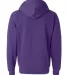 SS4500Z - Independent Trading Co. Basic Full Zip H Purple Heather back view
