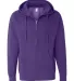 SS4500Z - Independent Trading Co. Basic Full Zip H Purple Heather front view