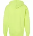 SS4500Z - Independent Trading Co. Basic Full Zip H Safety Yellow back view
