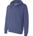 SS4500Z - Independent Trading Co. Basic Full Zip H Heather Blue side view