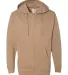 SS4500Z - Independent Trading Co. Basic Full Zip H Sandstone front view