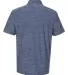 Izod 13GG002 Space-Dyed Polo in Club blue back view