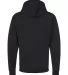 Jerzees 98CR Nublend® Billboard Hooded Sweatshirt Black Ink/ White back view