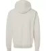 Jerzees 98CR Nublend® Billboard Hooded Sweatshirt Oatmeal Heather/ White back view