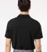 Adidas Golf Clothing A514 Ultimate Solid Polo Black back view