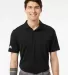 Adidas Golf Clothing A514 Ultimate Solid Polo Black front view