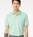 Adidas Golf Clothing A514 Ultimate Solid Polo Clear Mint front view