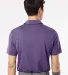 Adidas Golf Clothing A514 Ultimate Solid Polo Tech Purple back view