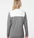 Adidas Golf Clothing A529 Women's Textured Mixed M Grey Three/ White back view