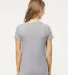 M&O Knits 4810 Women's Gold Soft Touch T-Shirt Athletic Grey back view
