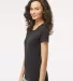 M&O Knits 4810 Women's Gold Soft Touch T-Shirt Black side view