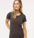M&O Knits 4810 Women's Gold Soft Touch T-Shirt Charcoal front view