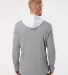 Adidas Golf Clothing A530 Textured Mixed Media Hoo Grey Three back view
