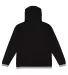 LA T 6996 Adult Statement Fleece Pullover Hoodie BLACK/ TITANIUM back view
