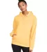 Gildan SF500 Adult Softstyle® Fleece Pullover Hoo in Yellow haze front view