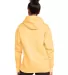 Gildan SF500 Adult Softstyle® Fleece Pullover Hoo in Yellow haze back view