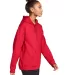 Gildan SF500 Adult Softstyle® Fleece Pullover Hoo in Red side view