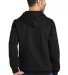 Gildan SF500 Adult Softstyle® Fleece Pullover Hoo BLACK back view