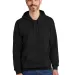 Gildan SF500 Adult Softstyle® Fleece Pullover Hoo in Black front view