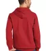 Gildan SF500 Adult Softstyle® Fleece Pullover Hoo in Red back view