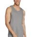 Gildan 64200 Men's Softstyle®  Tank in Rs sport grey front view