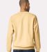 Gildan SF000 Adult Softstyle Fleece Crew Neck Swea in Yellow haze back view