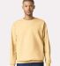 Gildan SF000 Adult Softstyle Fleece Crew Neck Swea in Yellow haze front view