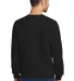 Gildan SF000 Adult Softstyle® Fleece Crew Sweatsh BLACK back view